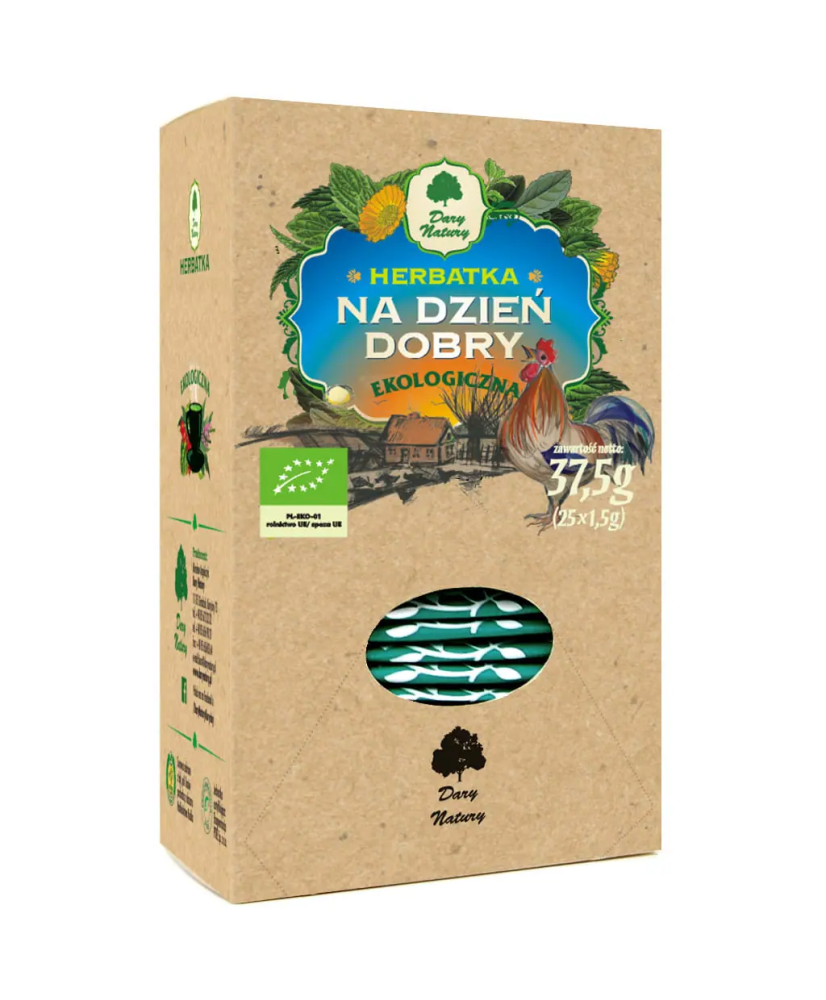 Dary Natury | Herbatka NA DZIEŃ DOBRY Eko 25sasz.