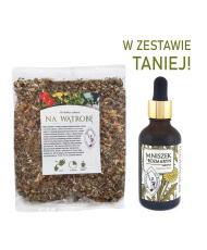 W ZESTAWIE TANIEJ! | WSPARCIE DLA WĄTROBY Krople+Herbatka sypana