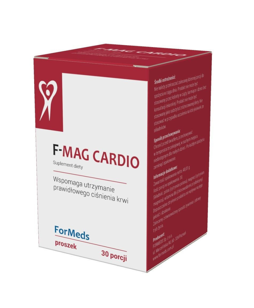 ForMeds | F-MAG CARDIO (magnez + potas + wit. B6) proszek 57g