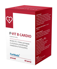 ForMeds | F-VIT B CARDIO (wit. B6 + wit. B12 + kwas foliowy) proszek 48g