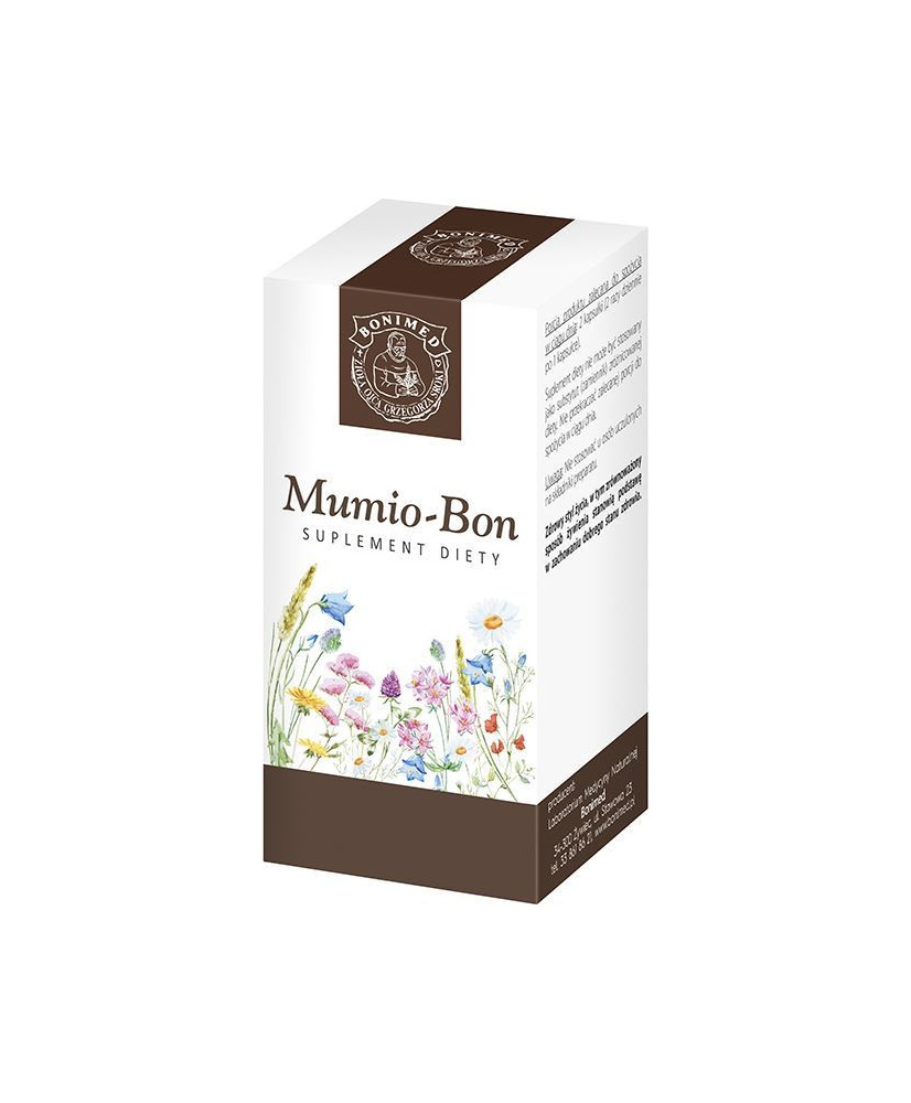 Bonimed | MUMIO-BON 60 kaps. - zdrowie i regeneracja tkanki kostnej