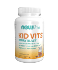 NOW Foods | KID VITS BERRY BLAST witaminy do żucia 120tabl.